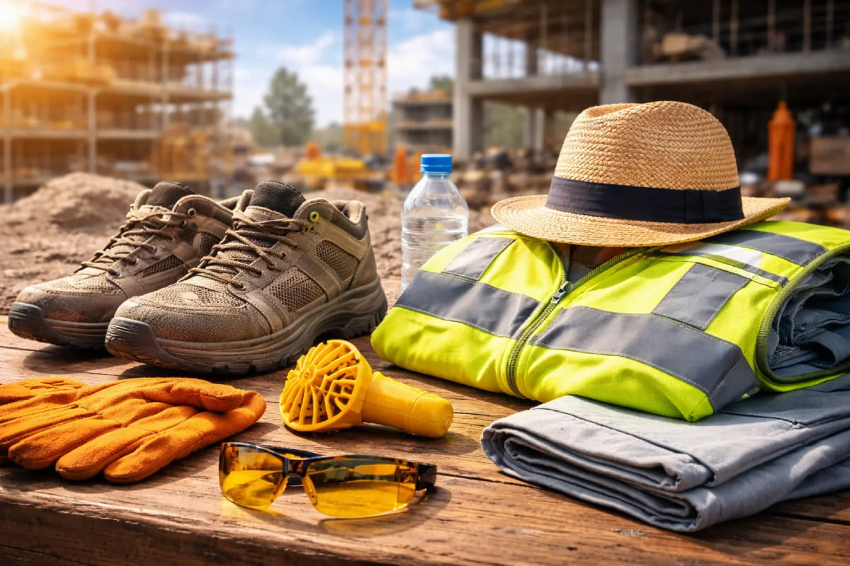 Летняя спецодежда на стройке