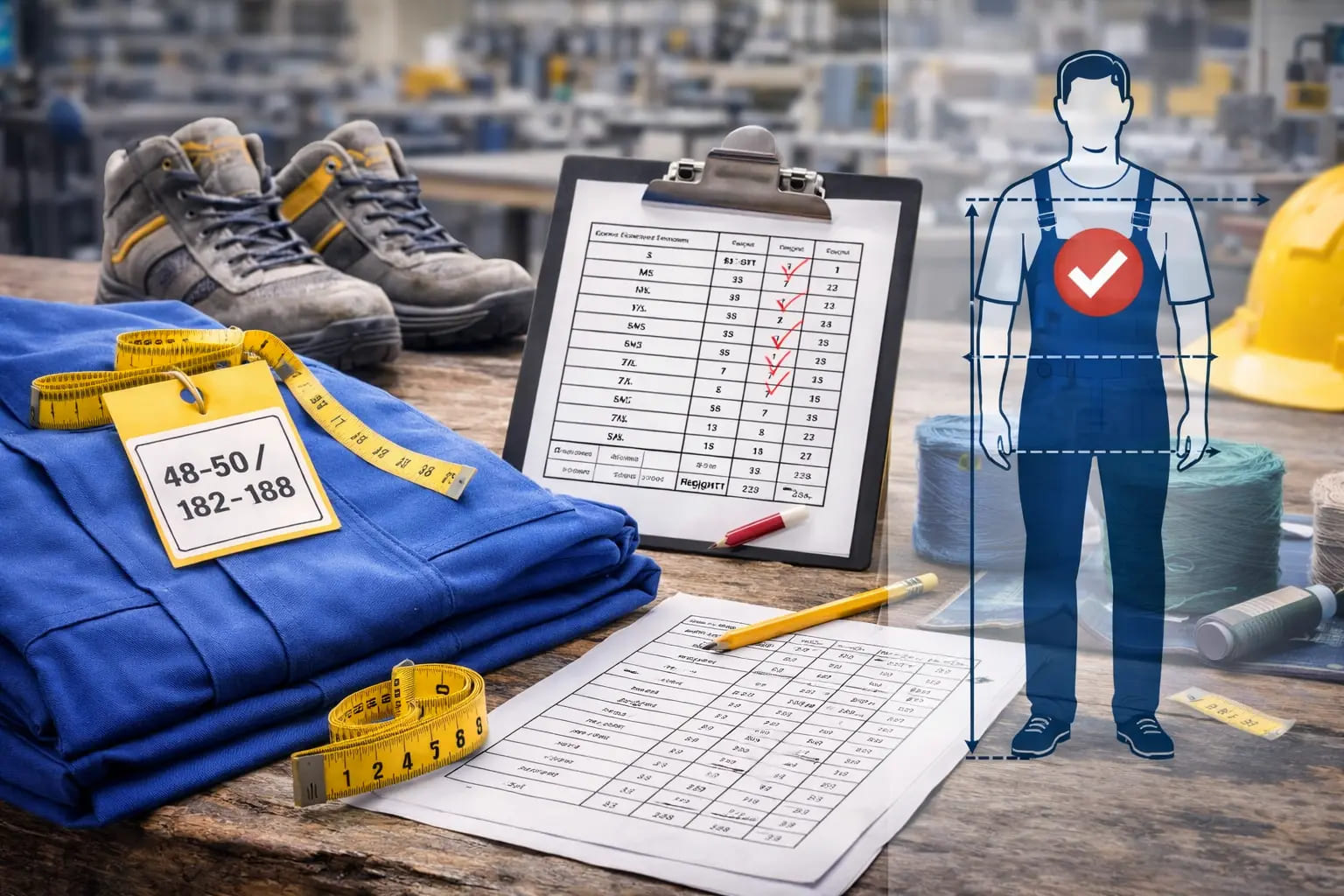 Как подобрать спецодежду по размеру и росту